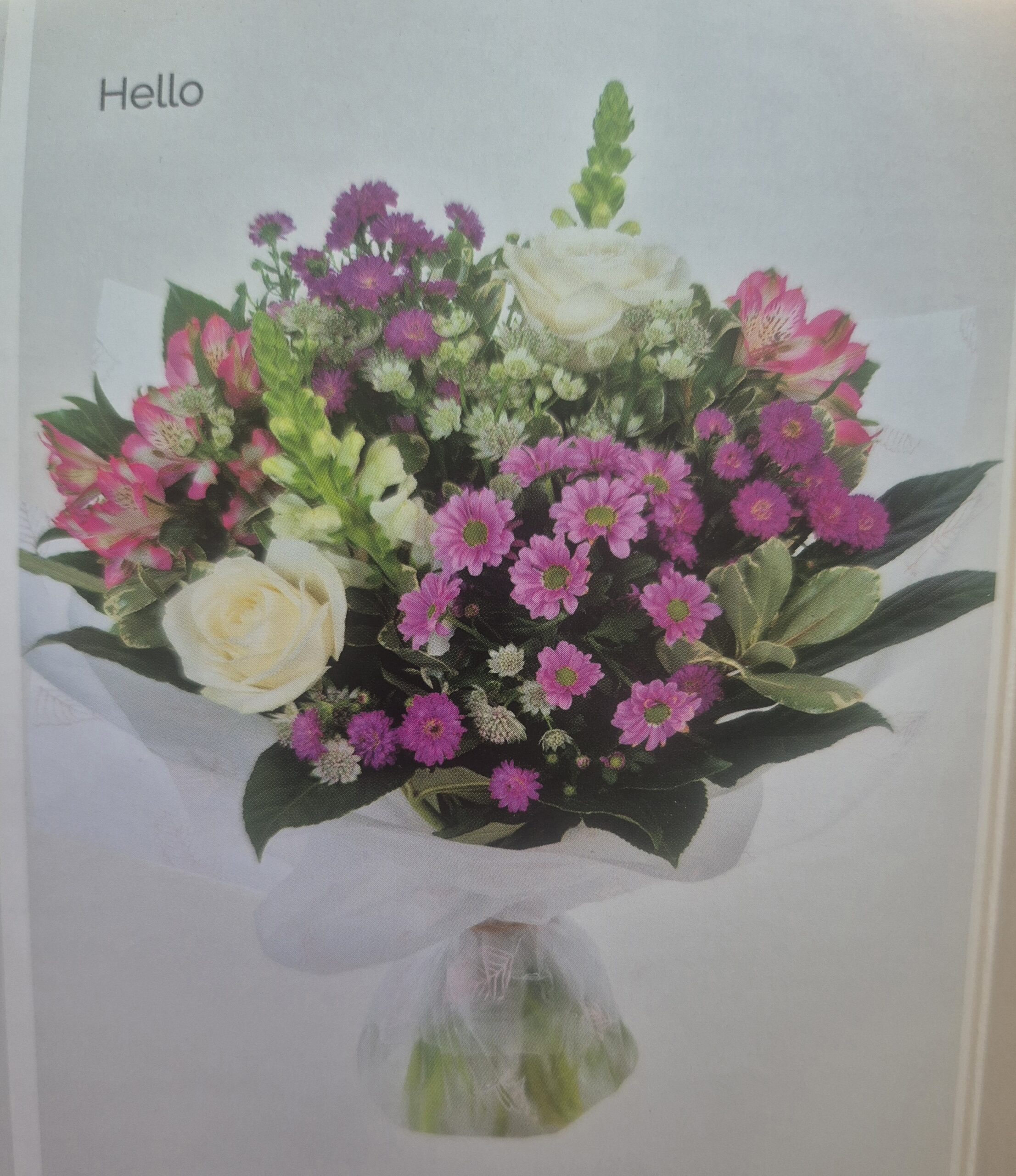 Hello bouquet