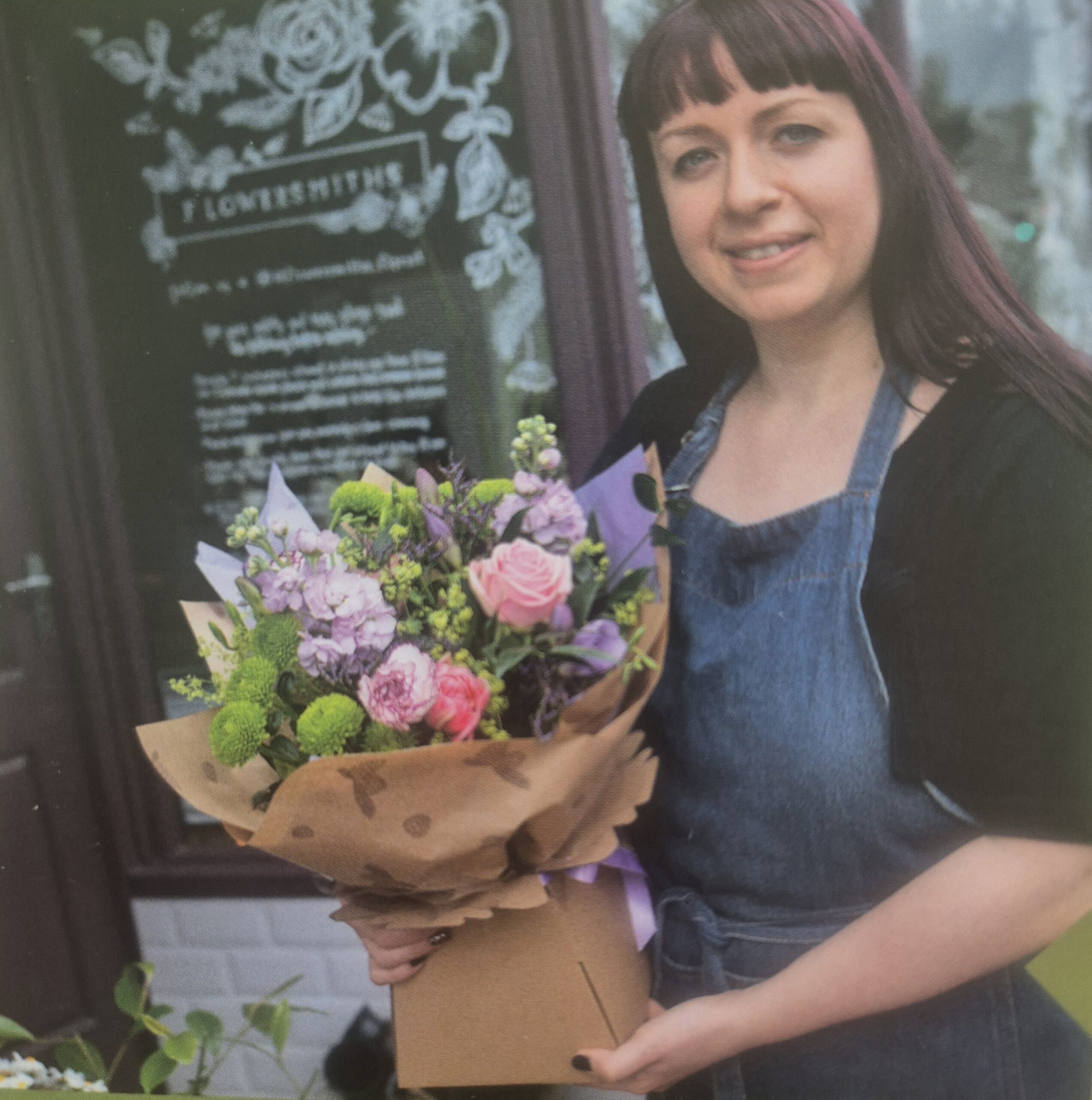 Florist choice hand-tied flowers Bouquet